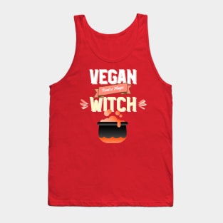 Vegan Witch Witchcraft veganism Tank Top